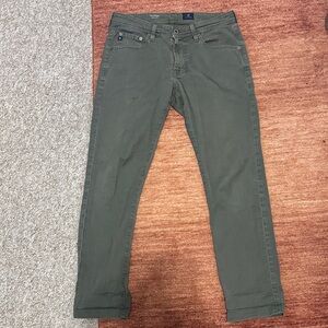 AG Adriano Goldschmied Olive Green Jeans